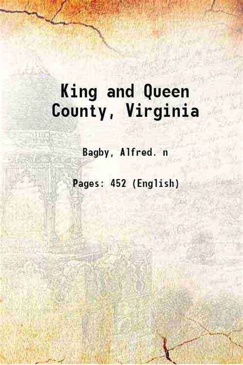 King And Queen County Virginia 1908