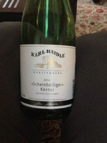 Karl Haidle Scheinheiliger Kerner Vivino Australia