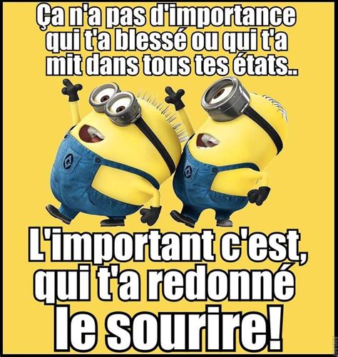 Two Minions From Despicable Memes With Caption In French