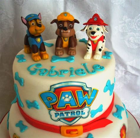 Disagio Medicina Legale Palude Torte Paw Patrol Con Pasta Di Zucchero