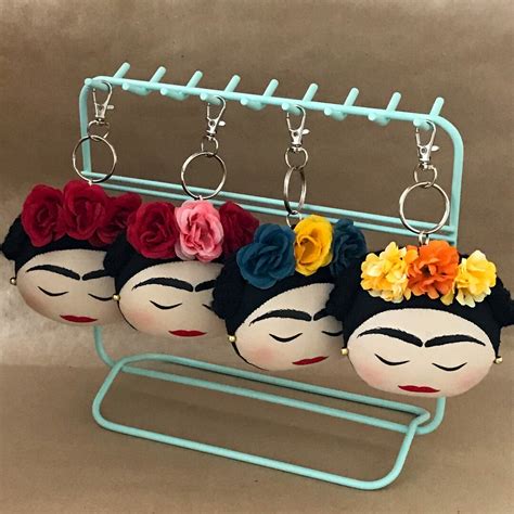 Porte clés Frida Kahlo Frida faite à la main Poupée Frida Kahlo