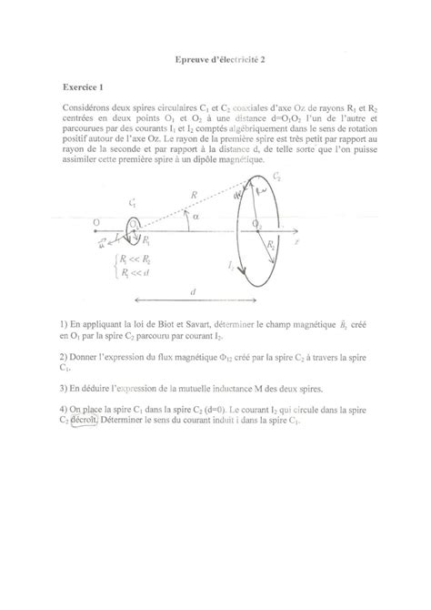 SOLUTION Examen 1 Corrig De L Lectromagn Tisme Studypool