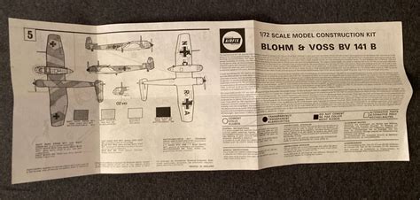 Flugzeugmodell 1 72 AIRFIX BLOHM VOSS B V 141 Bausatz Kaufen Auf