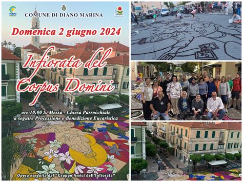 Tutto Pronto Per L Infiorata Di Diano Marina Domenica 2 Giugno Santa