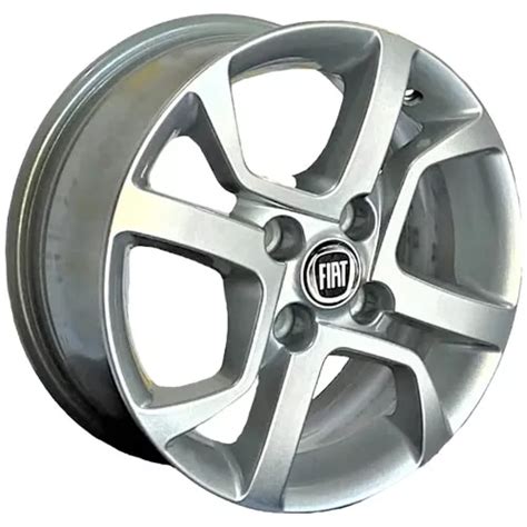 Roda Krmai Fiat Mobi Uno Palio 14x6 4x98 Prata Bicos Grátis