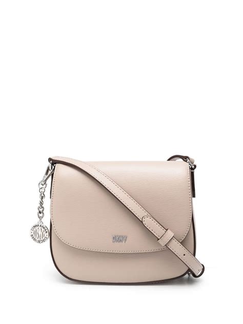 Dkny Logo Plaque Shoulder Bag Smart Closet