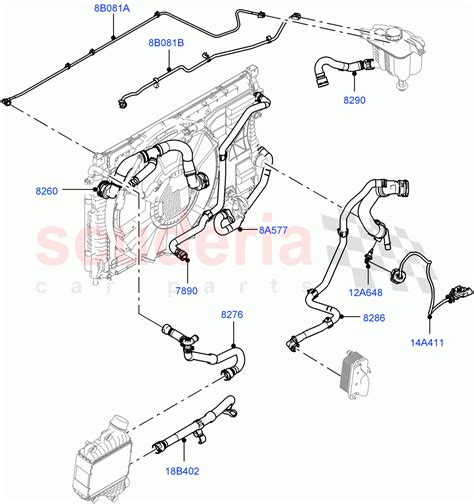 Cooling System Pipes And Hoses 2 0L Aj20P4 Petrol Mid Pta Parts