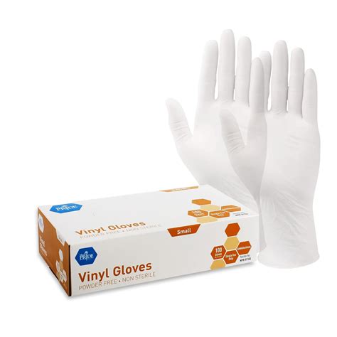 MEDPRIDE Medical Disposable Vinyl Gloves Non Sterile Powder Latex