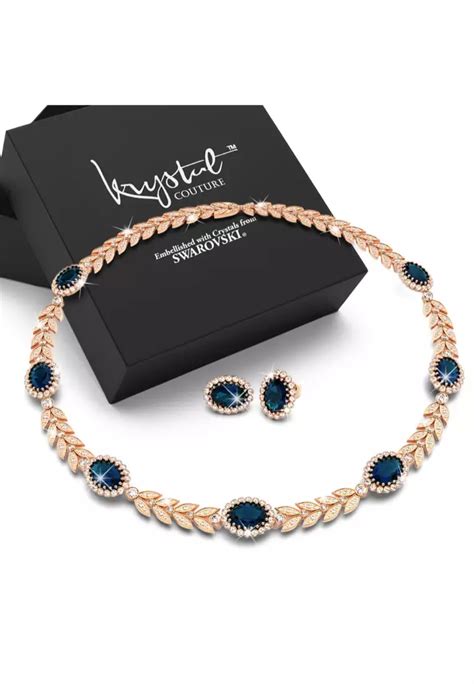 Buy Krystal Couture Krystal Couture Georgina Necklace And Earrings Set