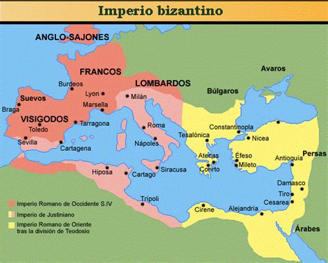 La Fábula del Tiempo: Mapa del Imperio Bizantino