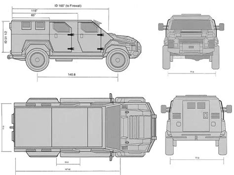 Spartan 4x4 Streit Group Lav Light Armoured Vehicle Technical Data