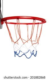 Basketball Hoop Isolated White Background Stock Photo 201882868 ...