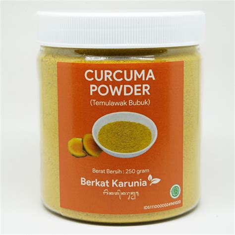 Jual TEMULAWAK BUBUK MURNI BERKAT KARUNIA BALI ORIGINAL CURCUMA POWDER