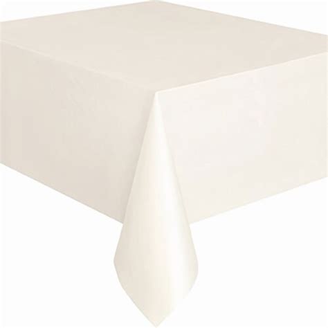 Yellow Plastic Party Tablecloth 108 X 54in Pack Of 4 4 Pack Smith