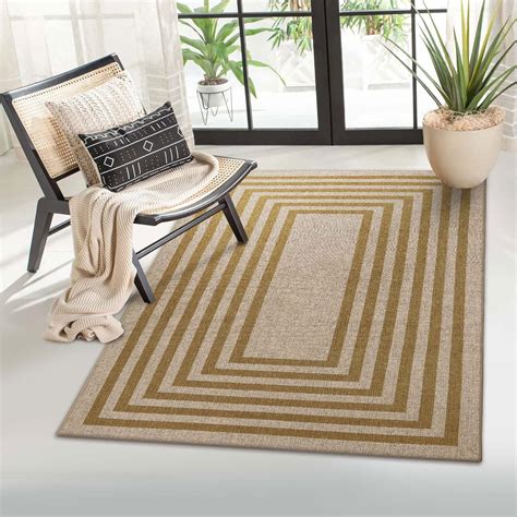 Amazon Lahome Modern Geometric Easy Jute Rug Outdoor Rug X