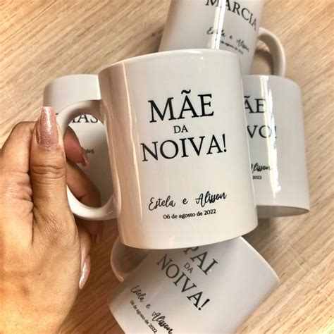 Caneca Personalizada Minimalista para Mães País Padrinhos