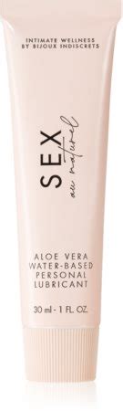 Bijoux Indiscrets Sex Au Naturel Aloe Vera Lubricant Gel Notino Co Uk