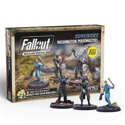 Fallout Wasteland Warfare Survivors Washington Personalities