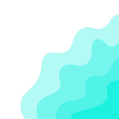 Cyan Wavy Border Frame 27726324 Png