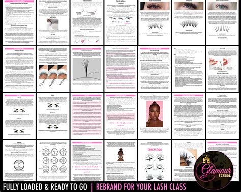 Lash Training Manual Classic Eyelash Extensions Guide Etsy Uk