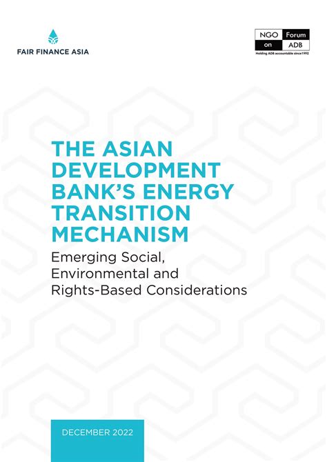 Fair Finance Asia And The Ngo Forum On Adb Jointly Launch A Report On