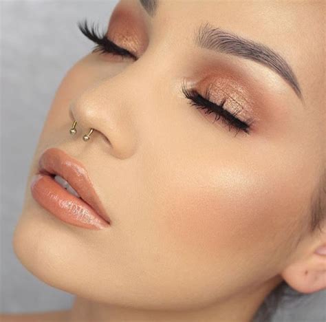 Soft Natural Makeup Peachy Makeup Peach Nude Eye Makeup Looks Peachy