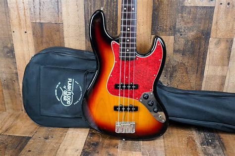 Fender Jb Jazz Bass Reissue Cij Sunburst Rosewood Reverb