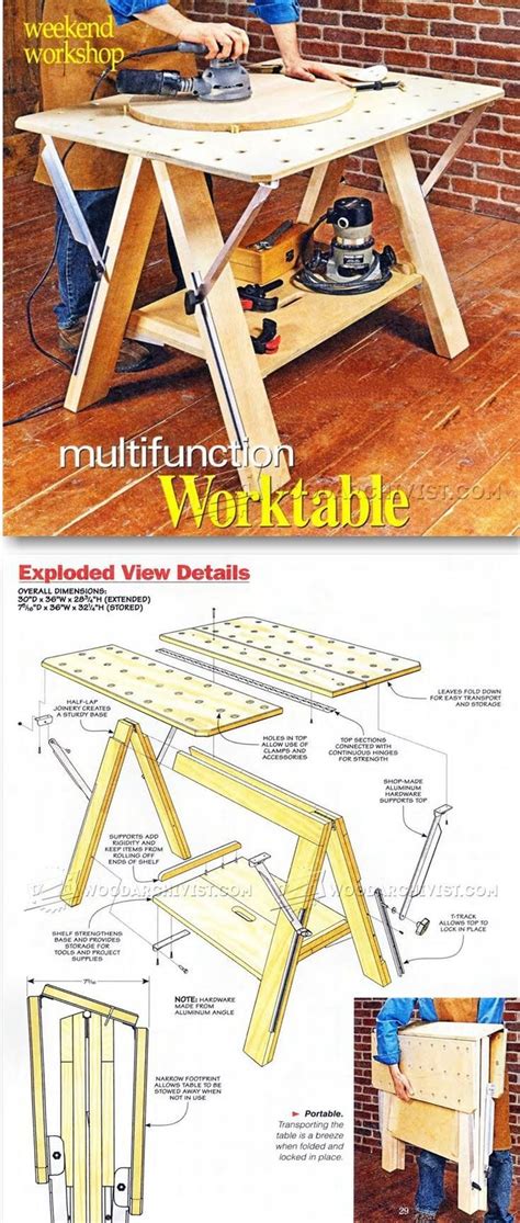 Plan Pour Construire Un Etabli Multifonction