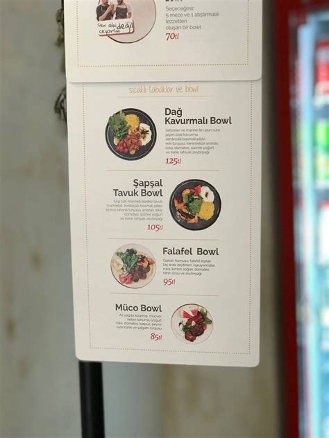 Menu at İkinci Meze & Bowl, Istanbul