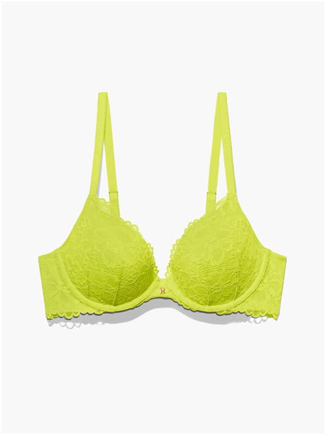 Floral Lace Push Up Bra In Green Savage X Fenty