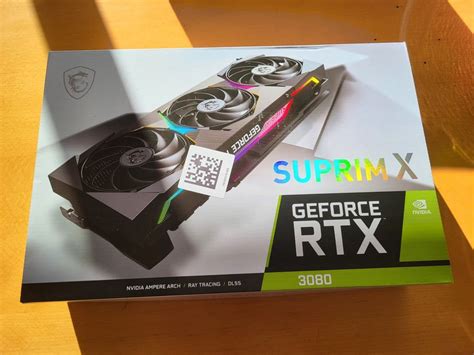 Msi Geforce Rtx 3080 Suprim X 10g Lhr Kaufen Auf Ricardo