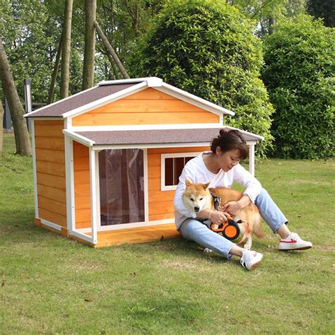 solid wood rain proof summer universal pet kennel storeluxy