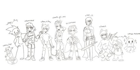 Finally Done Drawing Doodling Yalls Ocs Idk What The Hell Possessed