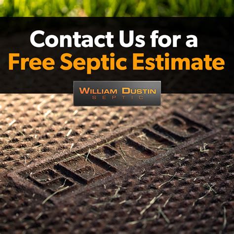 Free Septic Estimate William Dustin Septic