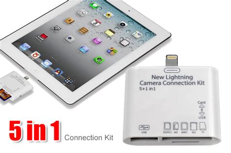 Free Ozstock Day 5 In 1 Lightning Camera Connection Kit For Ipad 4 And Ipad Mini