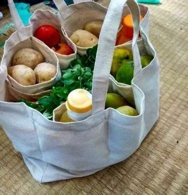 Plain Cotton Vegetable Bag Storage Capacity Kg Size Inch