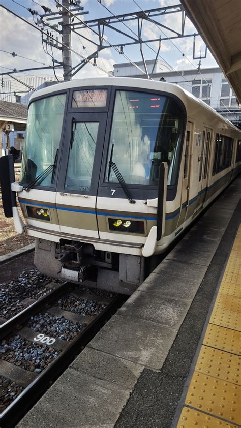 鉄レコ写真1乗車した列車外観 乗車記録乗りつぶし「木津駅から京都駅2024年01月07日」 By 貴之さん レイルラボ