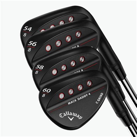 Callaway Mack Daddy Matte Black Wedge Golfov Palice Golfov