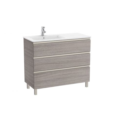 Pack Unik Mueble De Cajones Lavabo A La Izquierda The Gap Roca