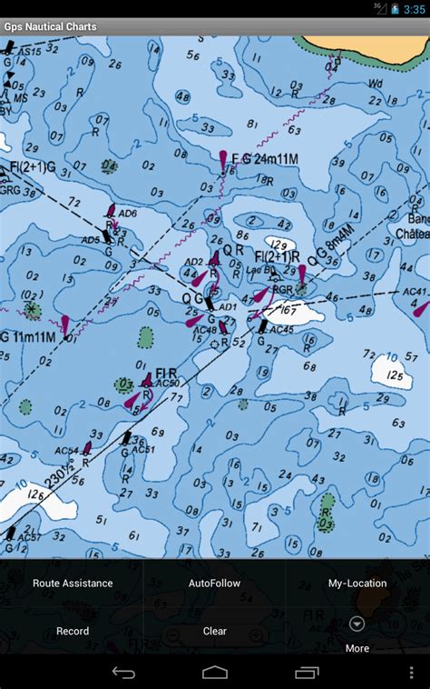 Marine Navigation Usa Lake Depth Maps Gps Nautical