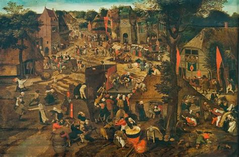 Pieter Bruegel cel Tânăr 15641638 pictor flamand Village festival