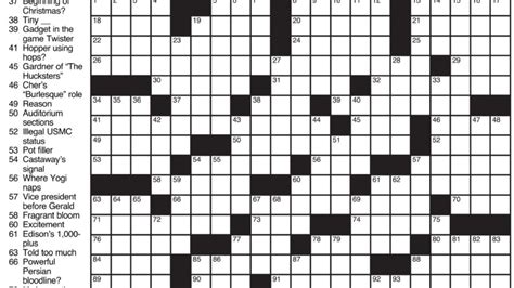 Chicago Sun Times Crossword Puzzle Printable - Free Crossword Puzzles ...