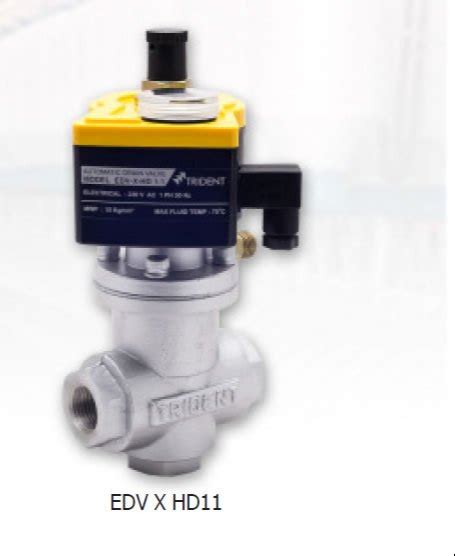 Trident Auto Drain Valve Edv X Hd For Industrial At Best Price In