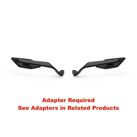 STEALTH Naked MAX Winglet Mirror Set By Rizoma Ducati Streetfighter