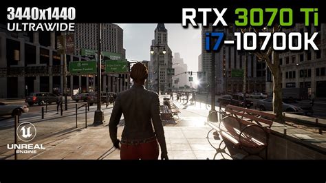 Unreal Engine 5 The Matrix Awakens Rtx 3070 Ti And I7 10700k Max