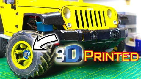 3d Printing Beadlock Wheels For My 3d Printed Jeep Wrangler How To Design Rc Car Scale