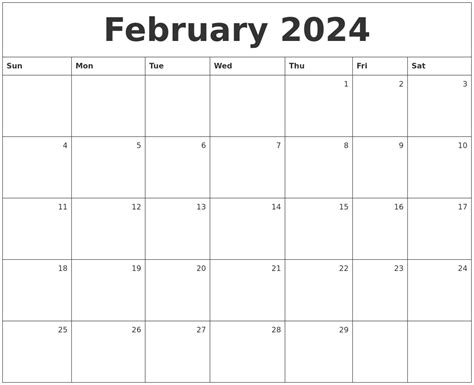 February Days Schedule 2024 New Perfect Popular Famous February