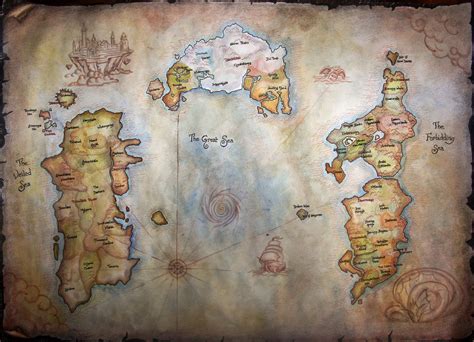 world  warcraft map  helevornart  deviantart