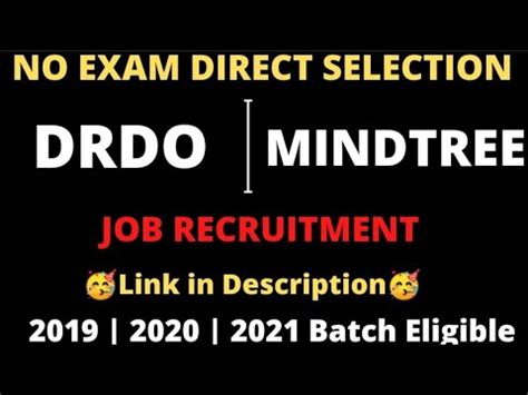 Mindtree Drdo Off Campus Drive Drdo Recruitment