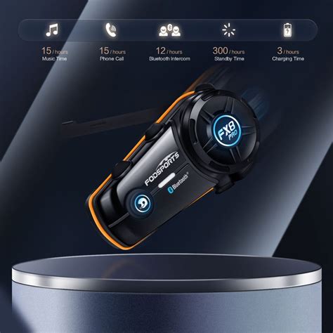 FX8 PRO Motorcycle Bluetooth Intercom | Fodsports